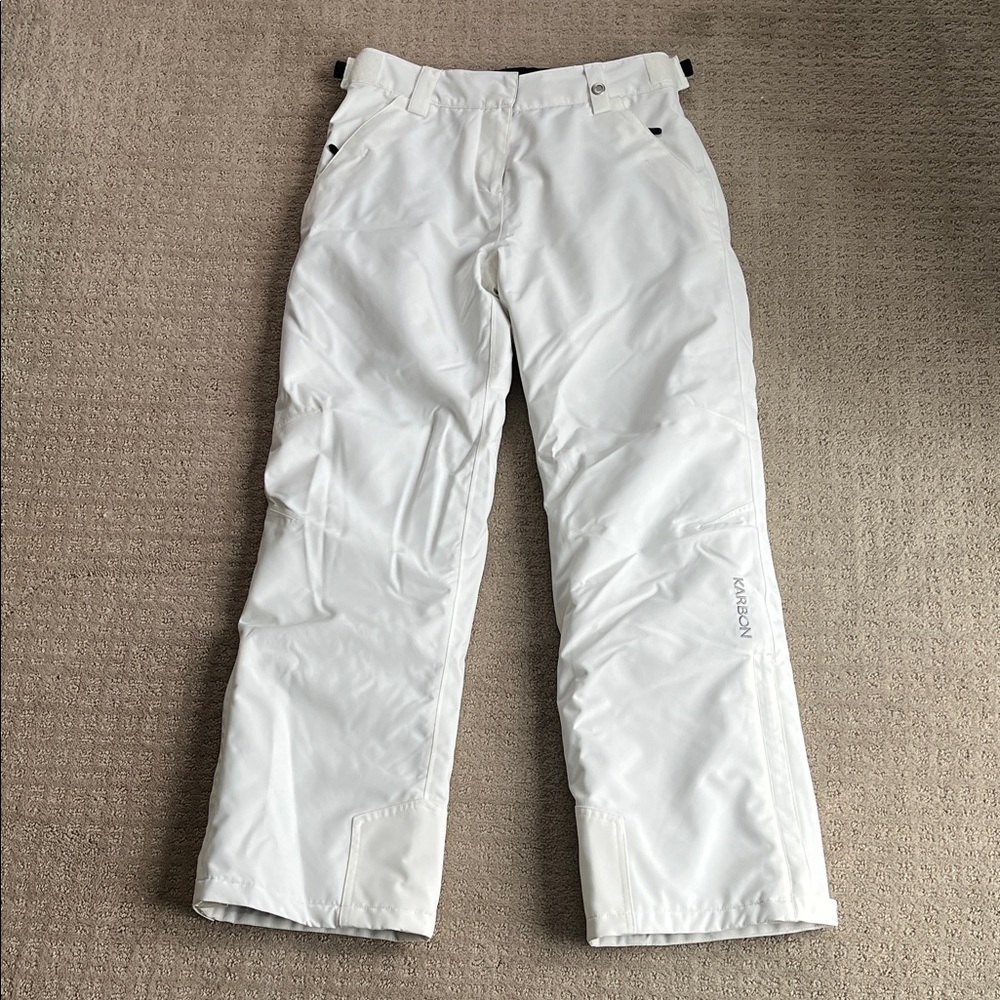Karbon white ski pants
